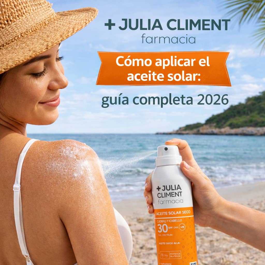 Cómo aplicar el aceite solar